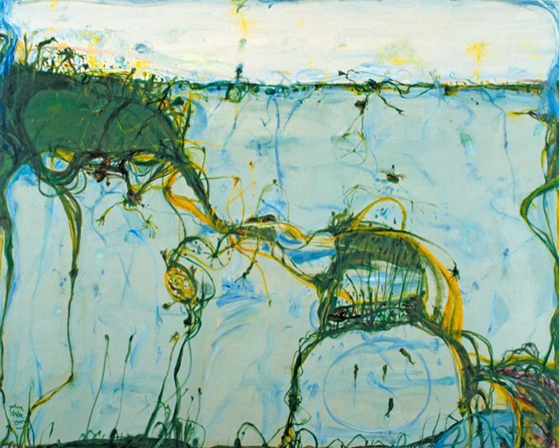 Wattle Pond by John Olsen 