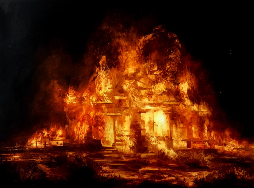 Burning House (Study 2) Gardiner