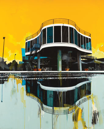 Centenary Pool Brisbane, Yellow/Grey Davies