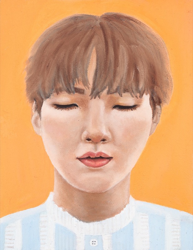 Portrait of Min Yoongi by Camille Olsen-Ormandy 