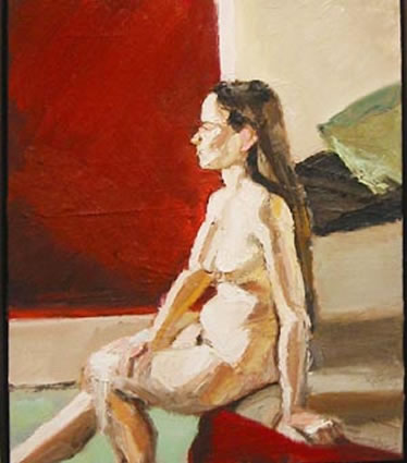 Naked Woman Sitting Malherbe