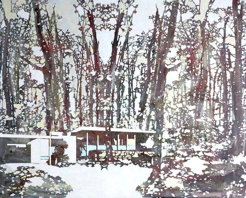 Red and White Forest Davies