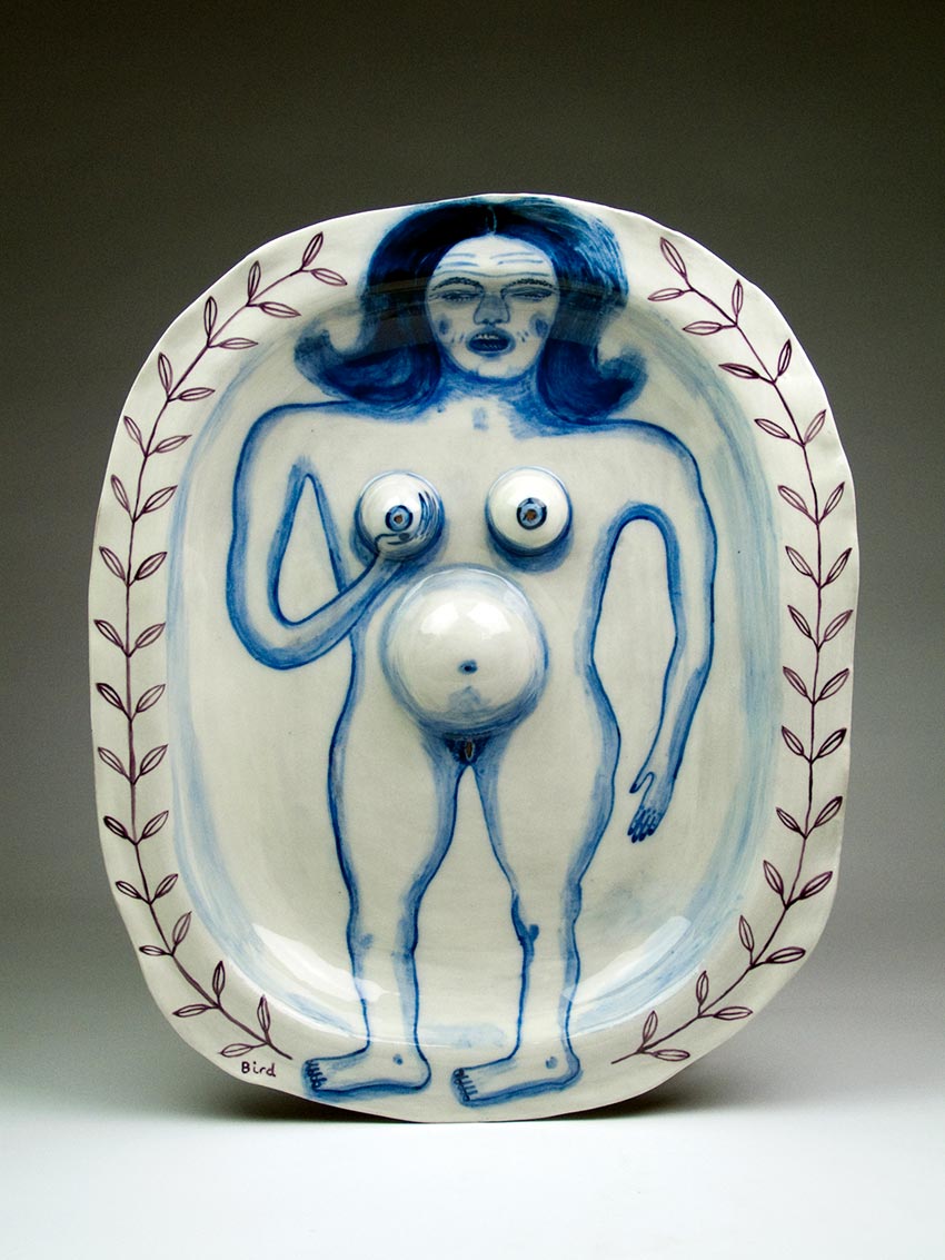 Woman Platter by Stephen Bird 