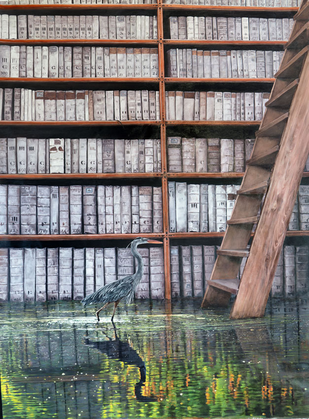 Flooded Library 3 by James McGrath 