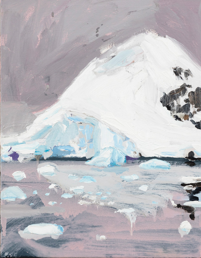 First Antarctica Painting Jones