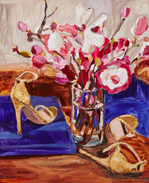Gold Heels and Magnolias by Laura Jones 