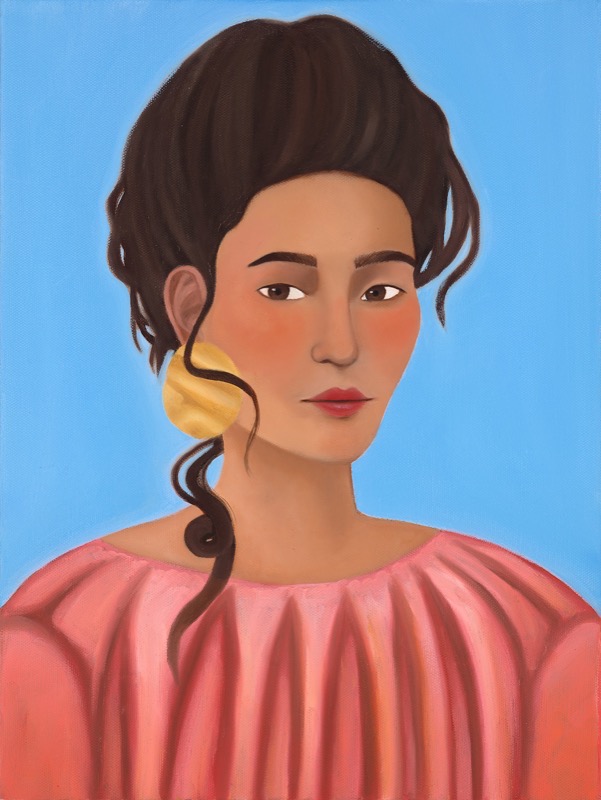 Portrait of Juwon by Camille Olsen-Ormandy 