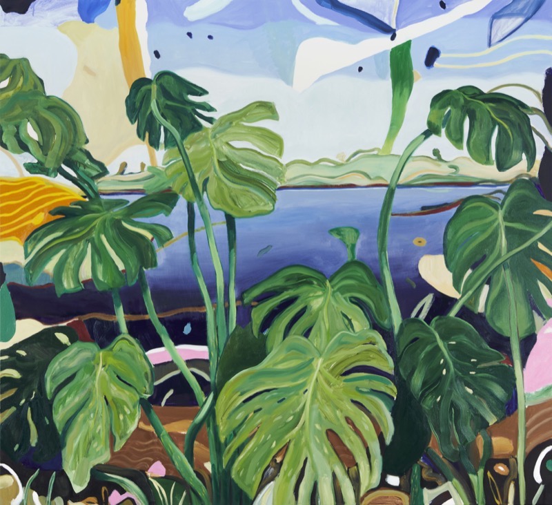 Monstera Window by Myles Young 