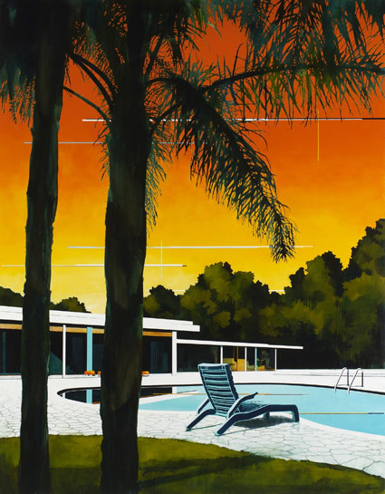 South Coast Pool + Palms, Modern Home Davies